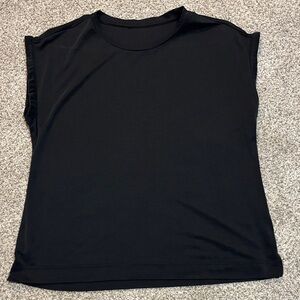 LOFT Black Sleeveless Tank Top